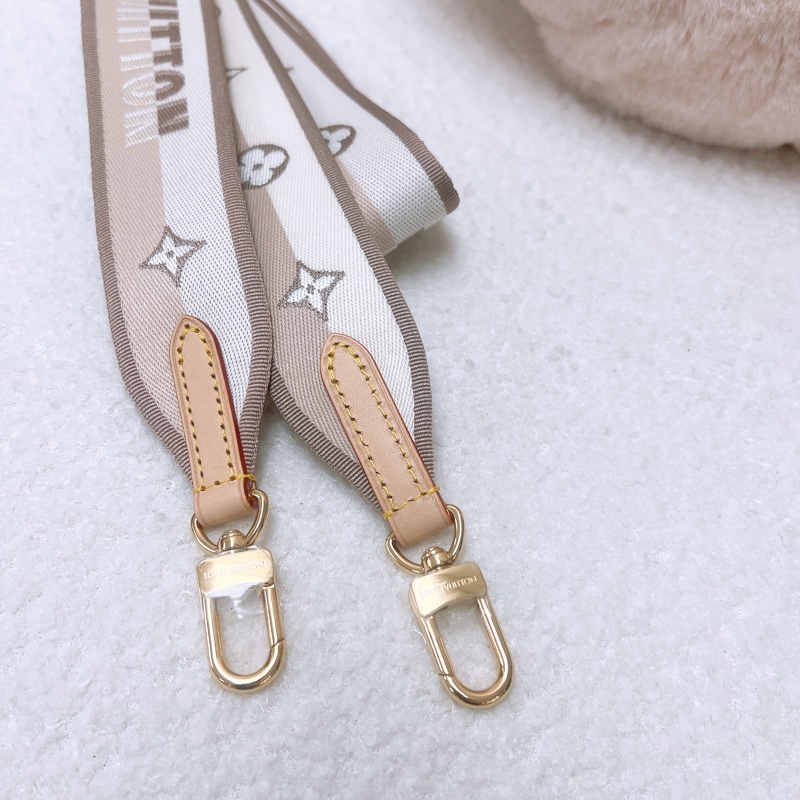 Lv neverfull bb 奶茶肩帶托特包-14