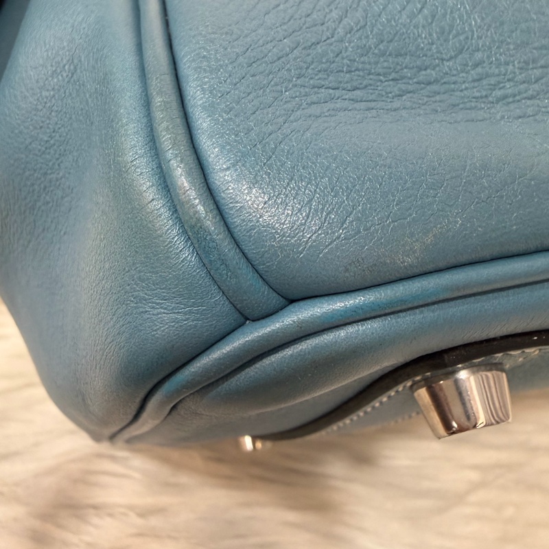 HERMES BIRKIN 30 SWIFT 皮 銀釦 手提包-5
