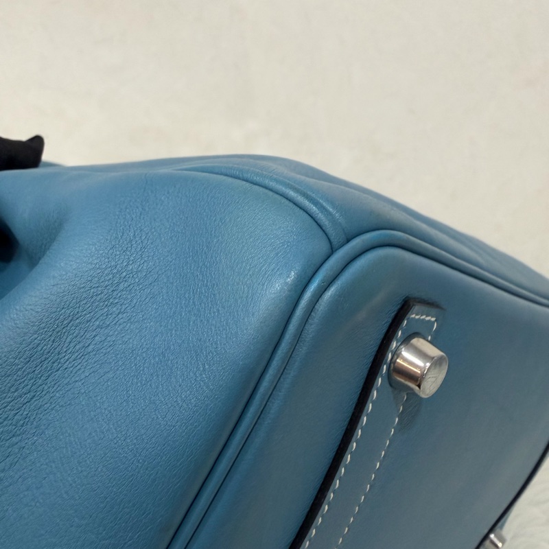 HERMES BIRKIN 30 SWIFT 皮 銀釦 手提包-6
