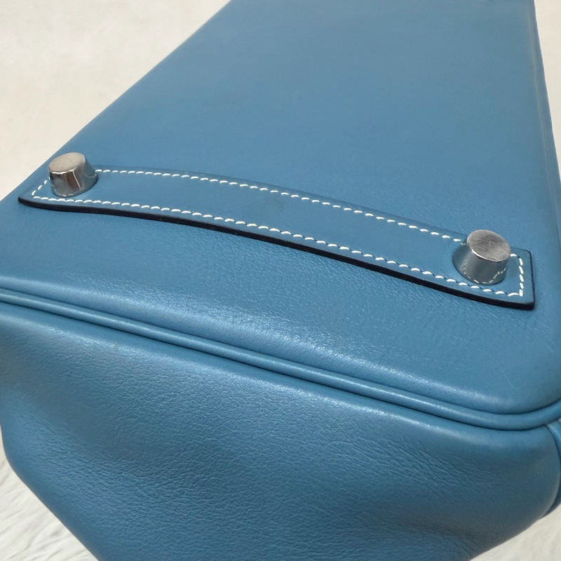 HERMES BIRKIN 30 SWIFT 皮 銀釦 手提包-7