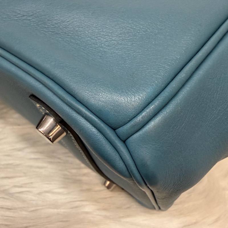HERMES BIRKIN 30 SWIFT 皮 銀釦 手提包-10