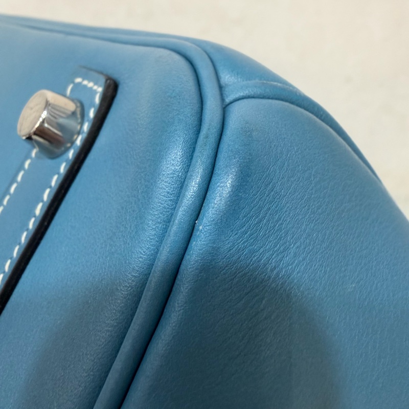 HERMES BIRKIN 30 SWIFT 皮 銀釦 手提包-11