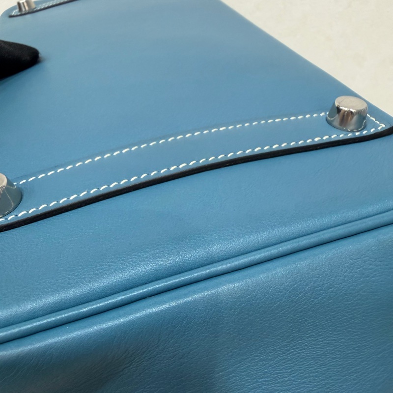 HERMES BIRKIN 30 SWIFT 皮 銀釦 手提包-12