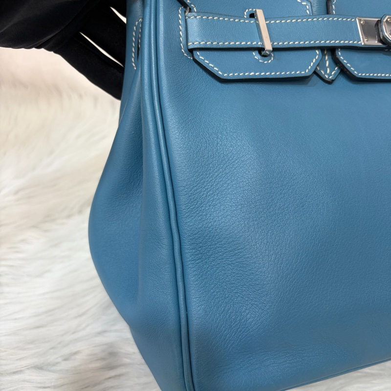 HERMES BIRKIN 30 SWIFT 皮 銀釦 手提包-18