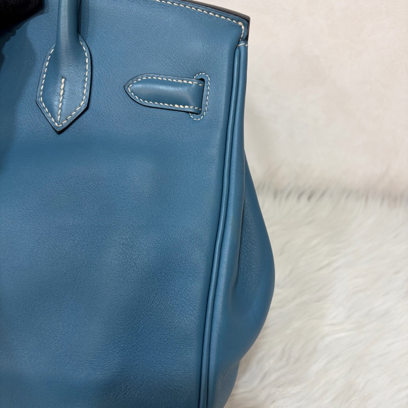 HERMES BIRKIN 30 SWIFT 皮 銀釦 手提包-19