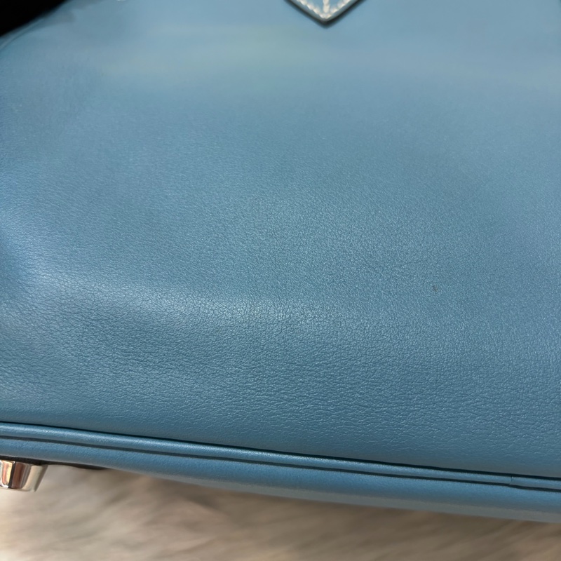 HERMES BIRKIN 30 SWIFT 皮 銀釦 手提包-22