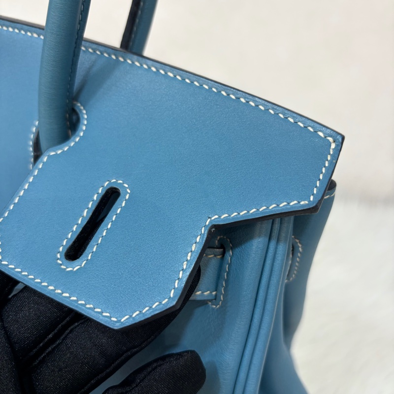 HERMES BIRKIN 30 SWIFT 皮 銀釦 手提包-31