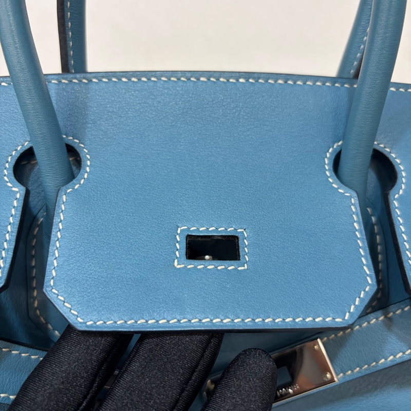 HERMES BIRKIN 30 SWIFT 皮 銀釦 手提包-37