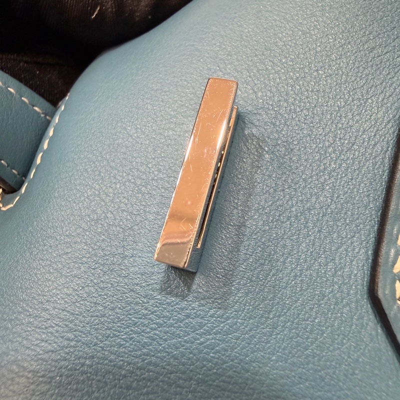 HERMES BIRKIN 30 SWIFT 皮 銀釦 手提包-41