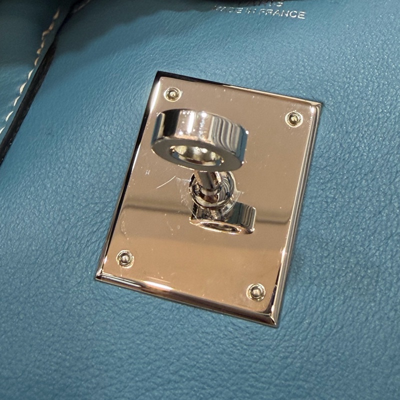 HERMES BIRKIN 30 SWIFT 皮 銀釦 手提包-43