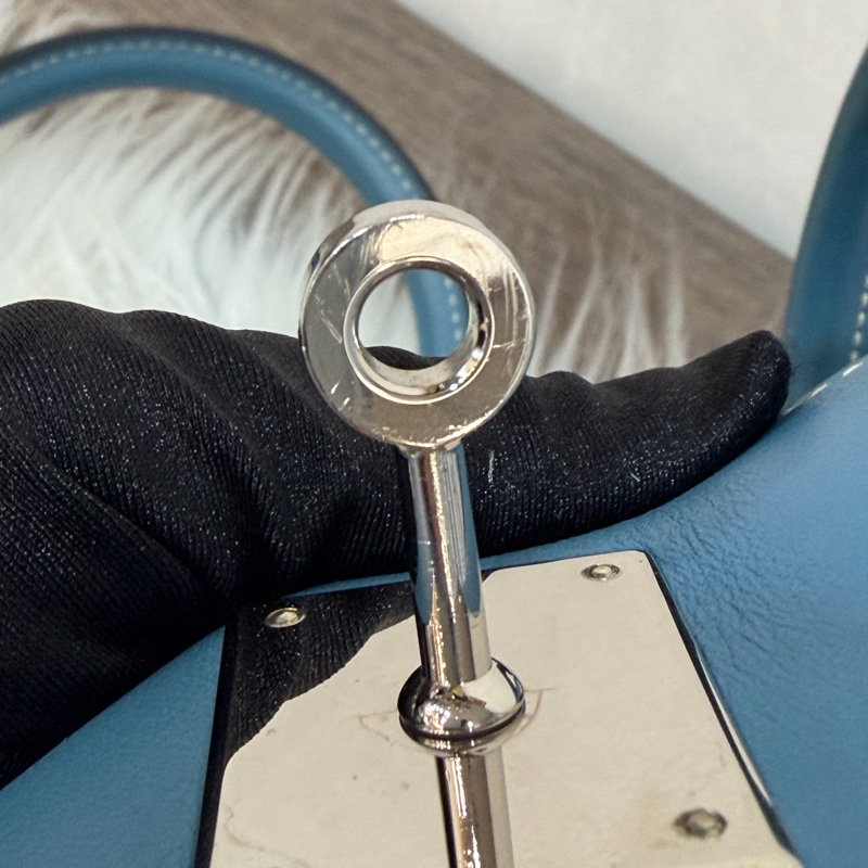 HERMES BIRKIN 30 SWIFT 皮 銀釦 手提包-45