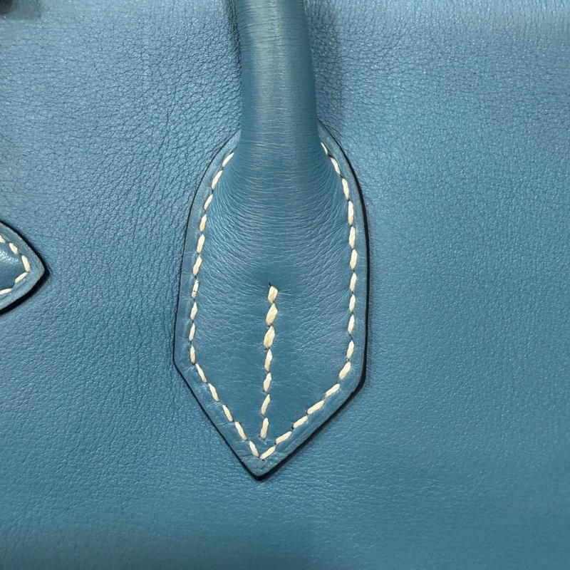 HERMES BIRKIN 30 SWIFT 皮 銀釦 手提包-54
