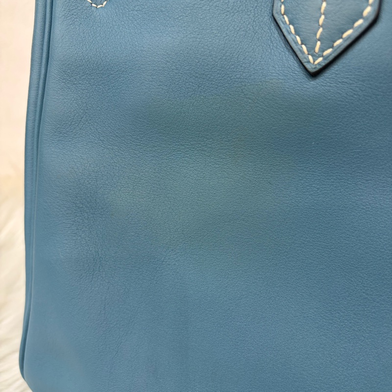 HERMES BIRKIN 30 SWIFT 皮 銀釦 手提包-57