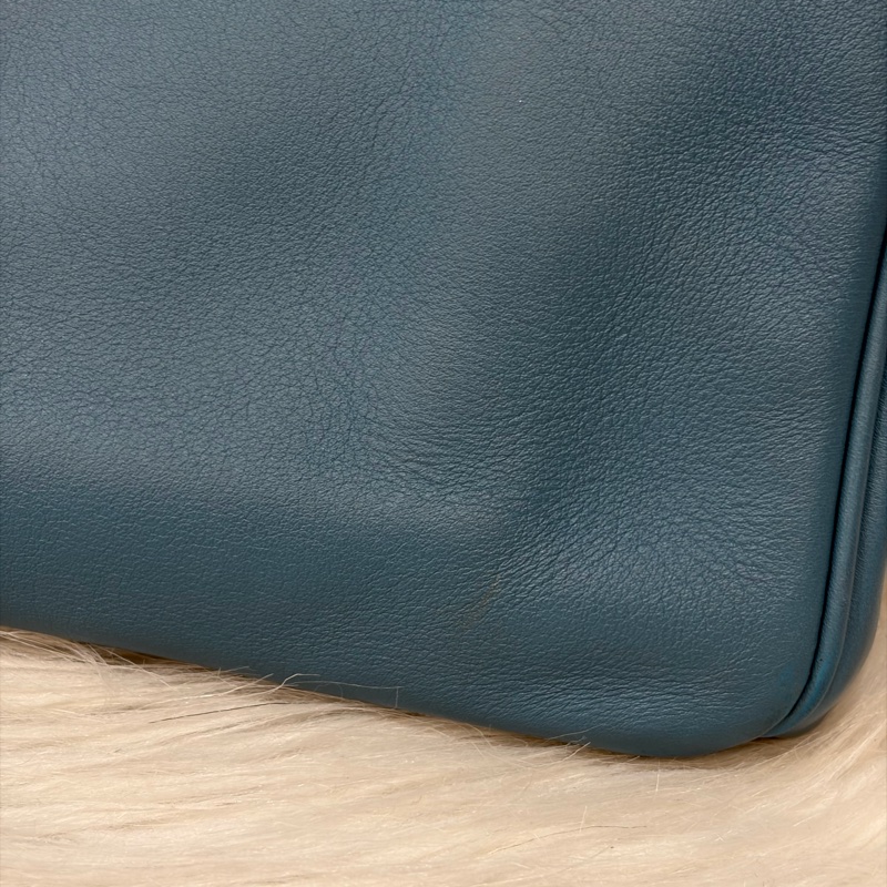 HERMES BIRKIN 30 SWIFT 皮 銀釦 手提包-59