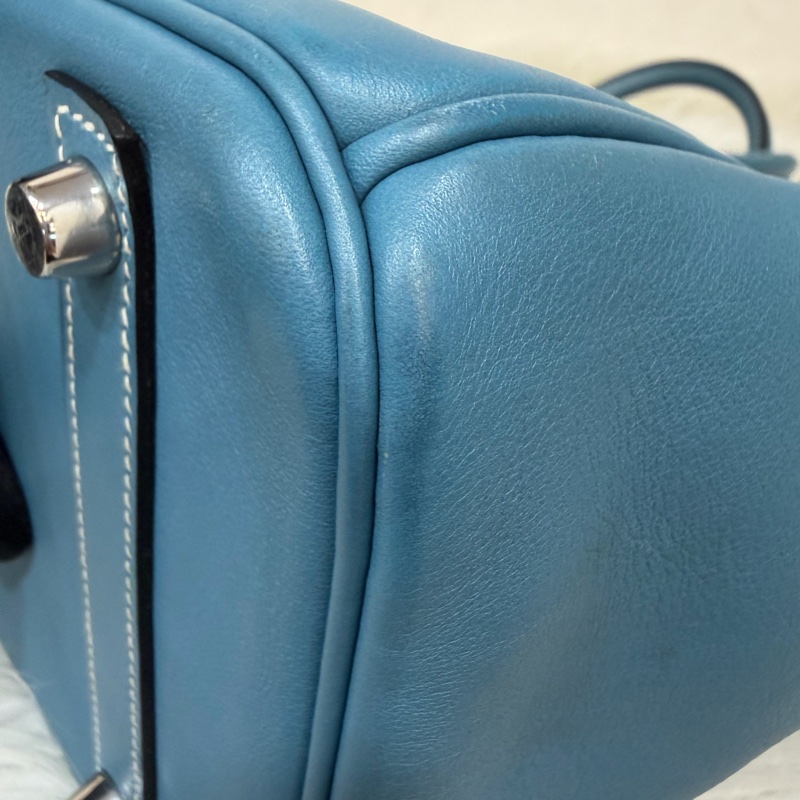 HERMES BIRKIN 30 SWIFT 皮 銀釦 手提包-69