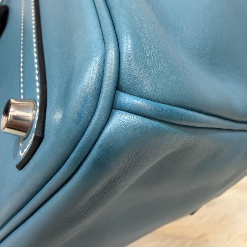 HERMES BIRKIN 30 SWIFT 皮 銀釦 手提包-70