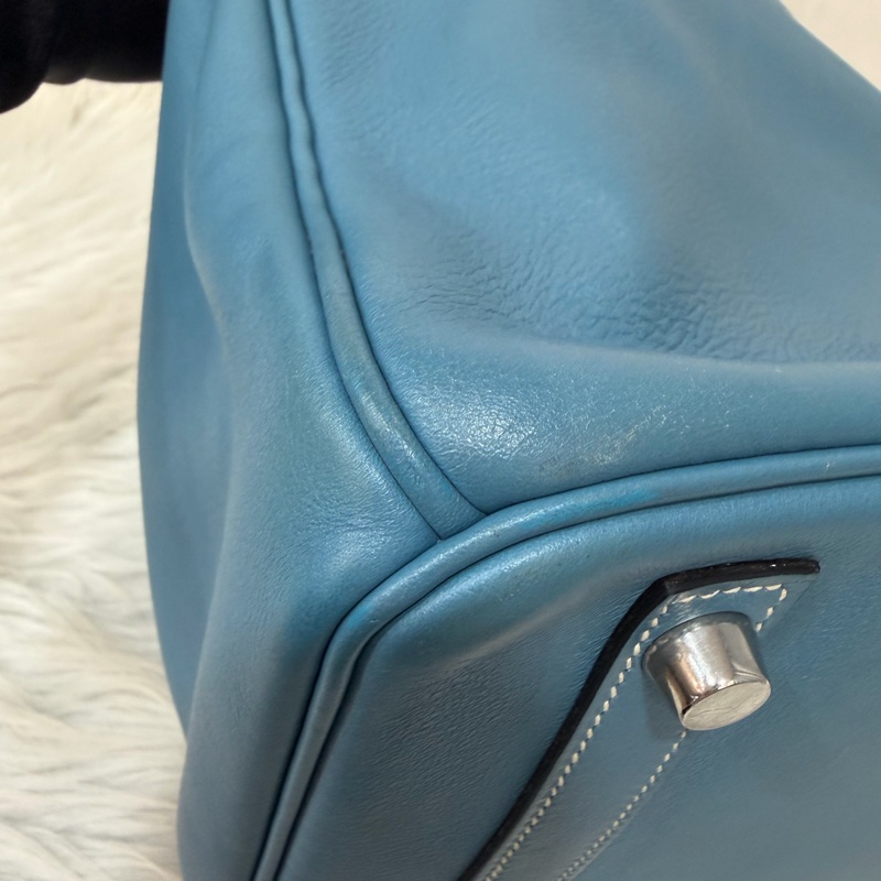 HERMES BIRKIN 30 SWIFT 皮 銀釦 手提包-71