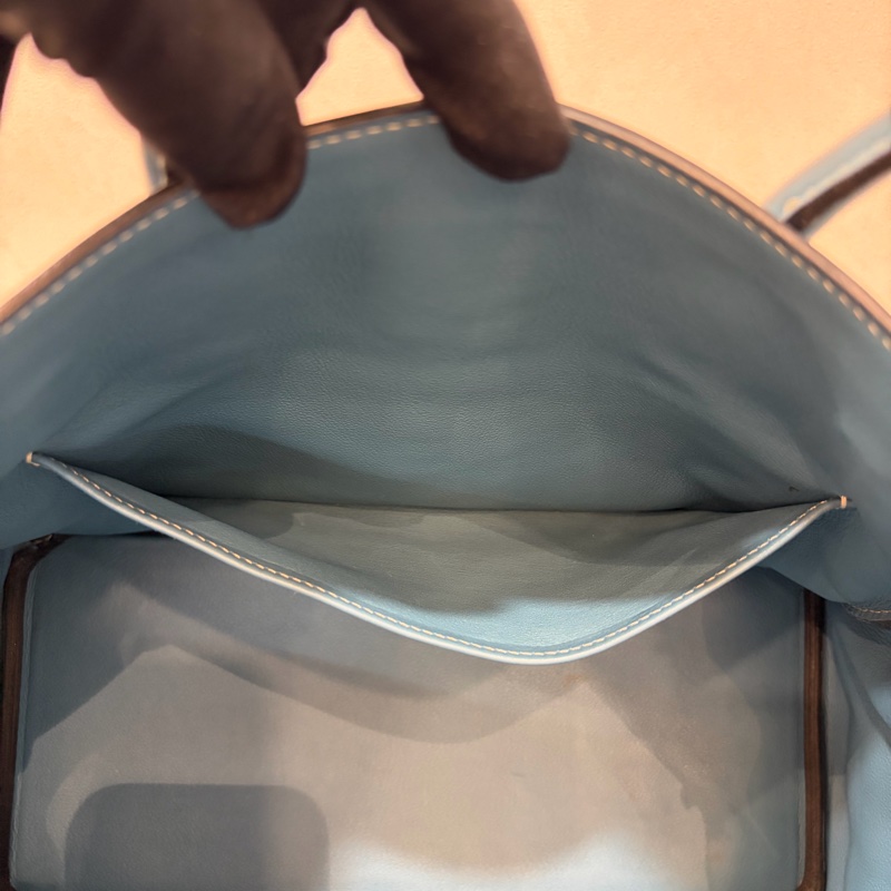 HERMES BIRKIN 30 SWIFT 皮 銀釦 手提包-73