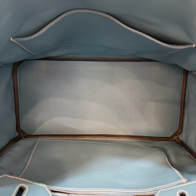 HERMES BIRKIN 30 SWIFT 皮 銀釦 手提包-75
