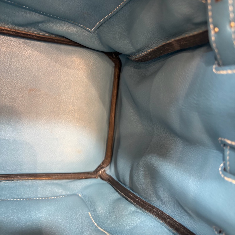 HERMES BIRKIN 30 SWIFT 皮 銀釦 手提包-76