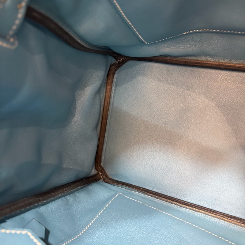 HERMES BIRKIN 30 SWIFT 皮 銀釦 手提包-77