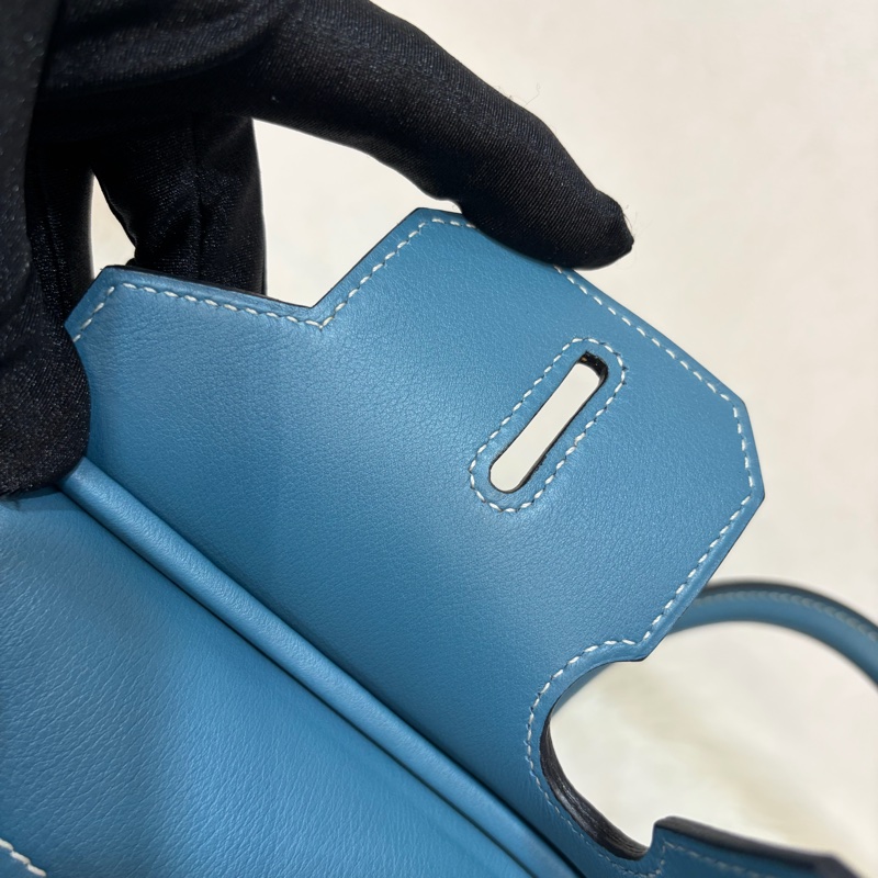 HERMES BIRKIN 30 SWIFT 皮 銀釦 手提包-83