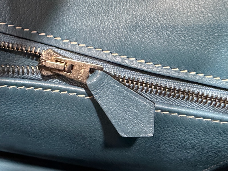 HERMES BIRKIN 30 SWIFT 皮 銀釦 手提包-88