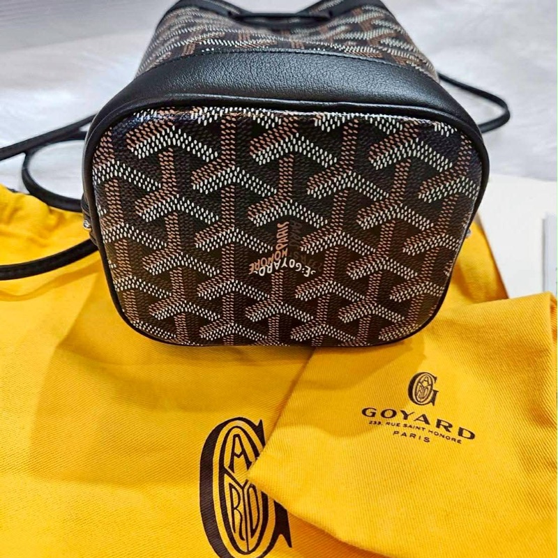Goyard Petit Flot 經典迷你老花水桶包-4