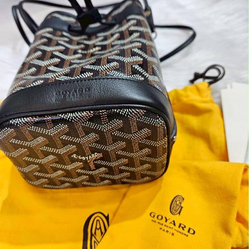 Goyard Petit Flot 經典迷你老花水桶包-7