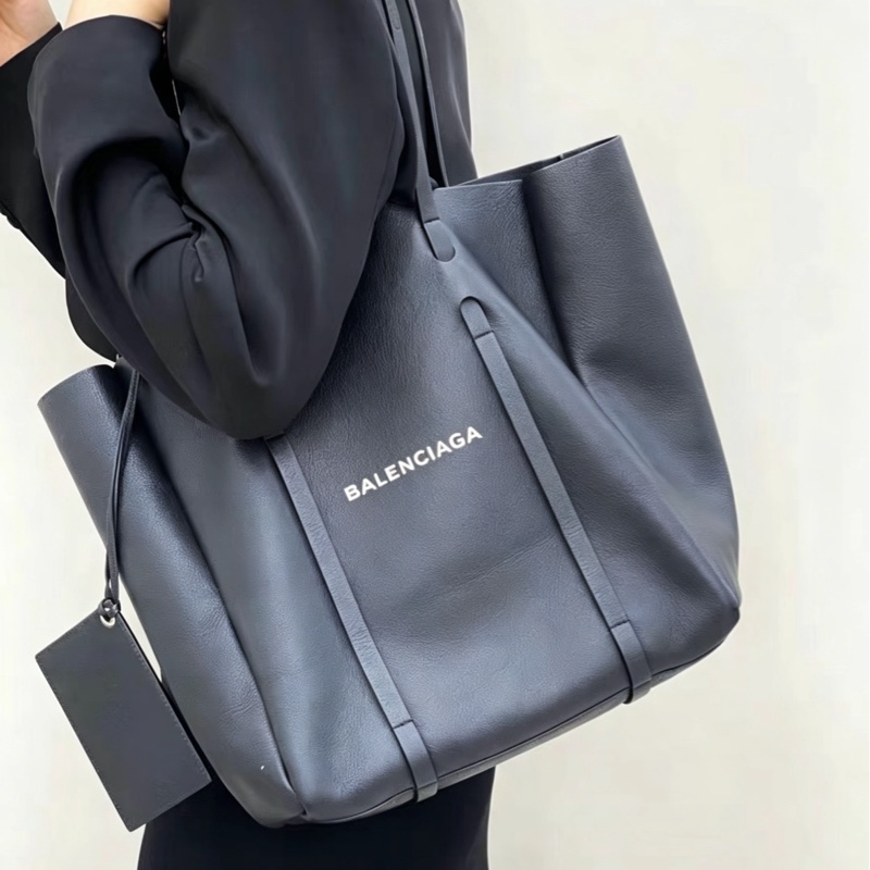 Balenciaga巴黎世家經典黑色字母LOGO托特包​​🍳-9