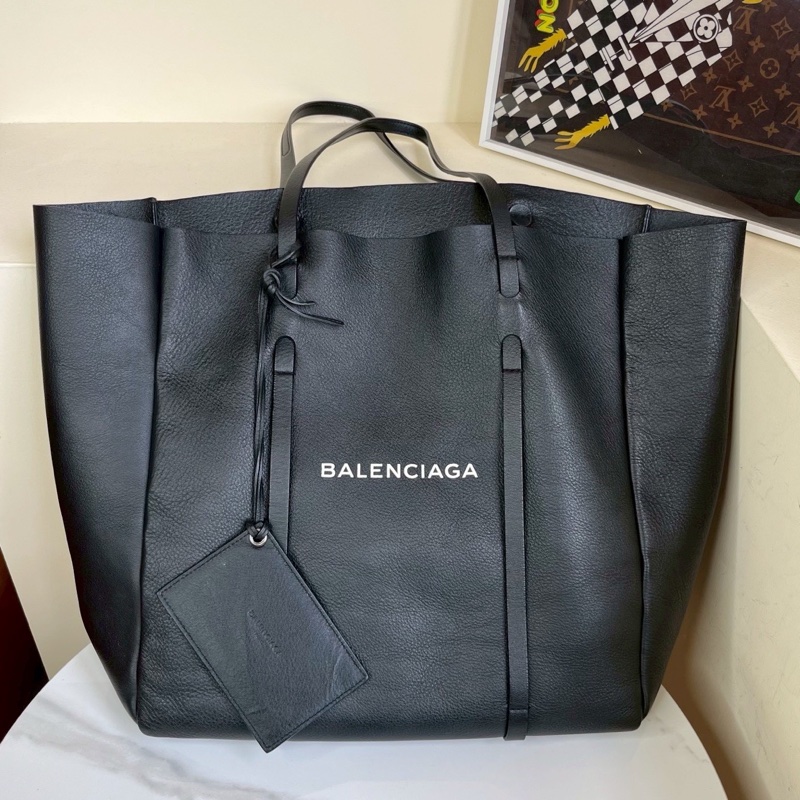 Balenciaga巴黎世家經典黑色字母LOGO托特包​​🍳-11