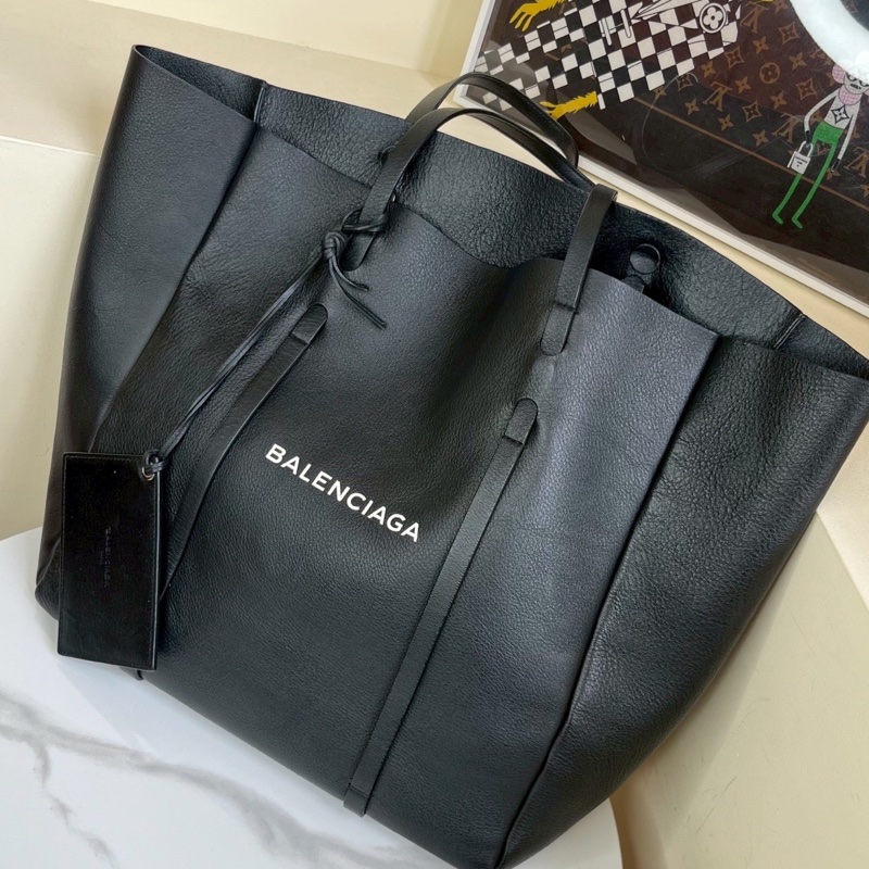Balenciaga巴黎世家經典黑色字母LOGO托特包​​🍳-12