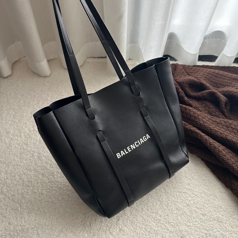 Balenciaga巴黎世家經典黑色字母LOGO托特包​​🍳-20