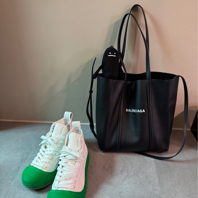 Balenciaga巴黎世家經典黑色字母LOGO托特包​​🍳-23
