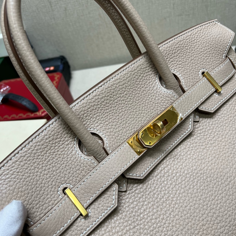 有單 hermes birkin30鑽石灰 金扣 Q刻-3