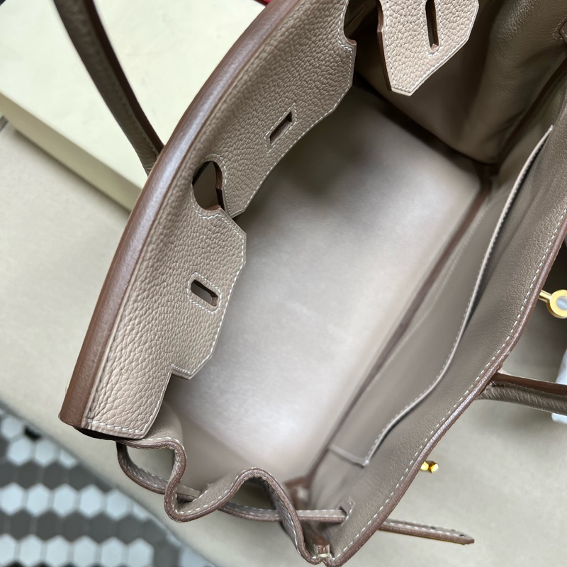有單 hermes birkin30鑽石灰 金扣 Q刻-15