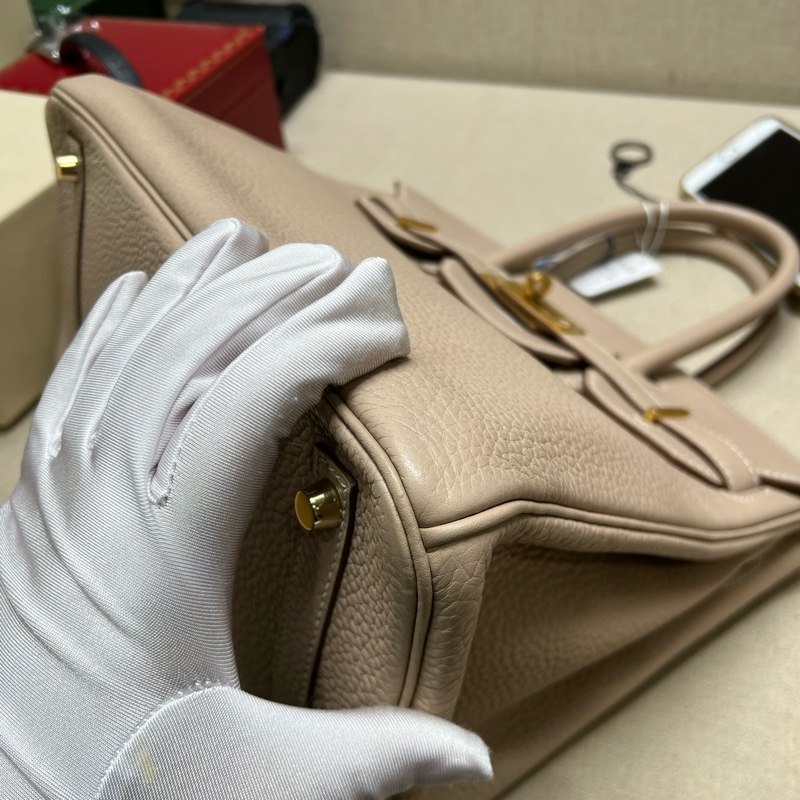 有單 hermes birkin30鑽石灰 金扣 Q刻-20