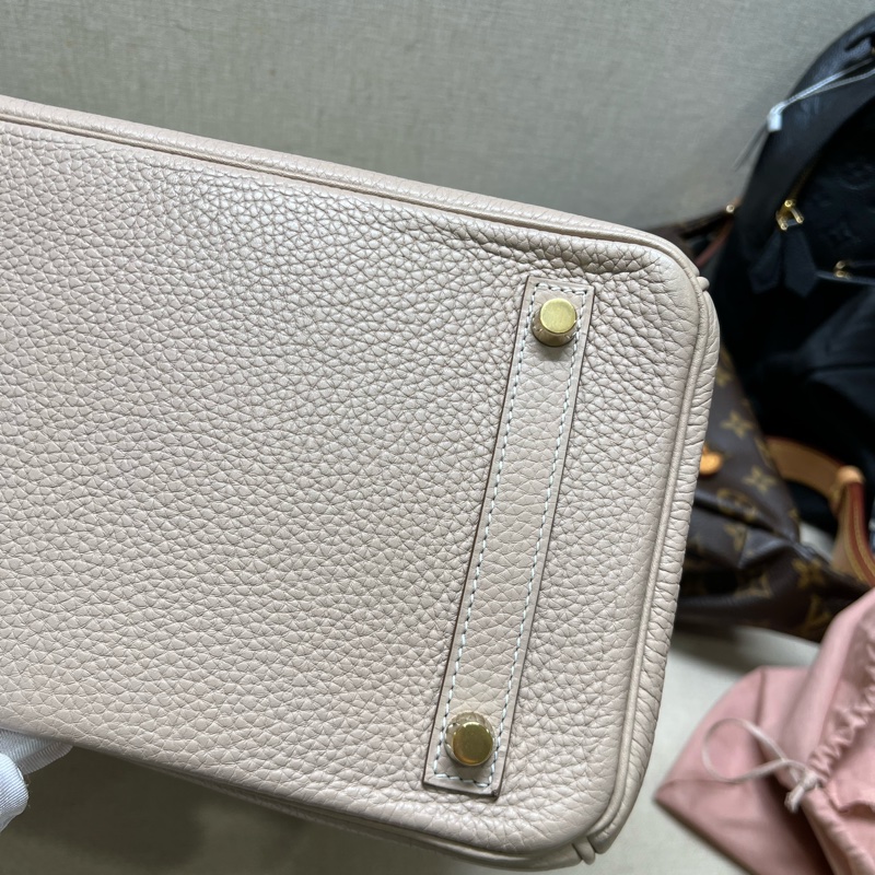 有單 hermes birkin30鑽石灰 金扣 Q刻-22