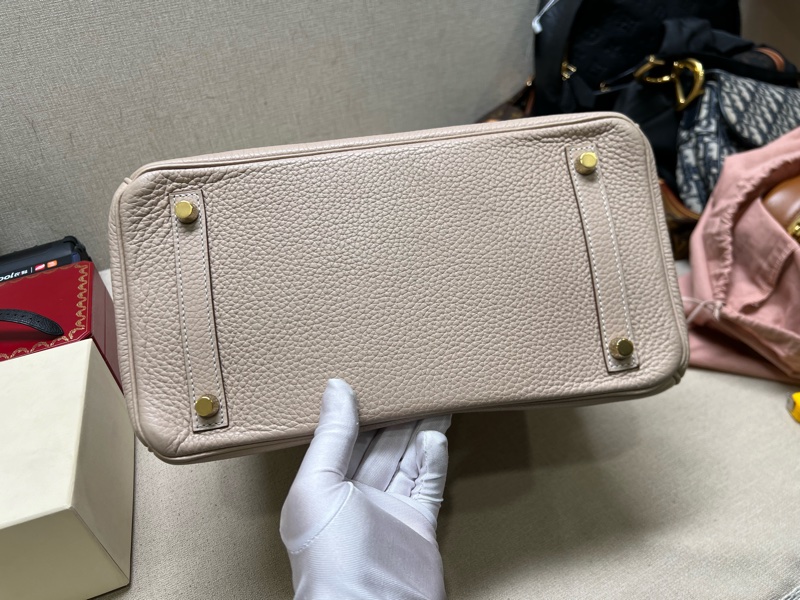 有單 hermes birkin30鑽石灰 金扣 Q刻-23