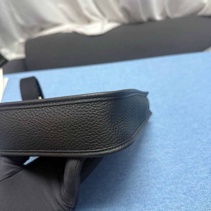 Hermes mini Evelyne 16 黑色銀扣-5