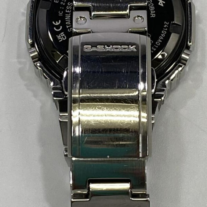 卡西歐 G-SHOCK GM-B2100SD-1AJF 銀色手錶，配備手機互聯和太陽能動力技術-5