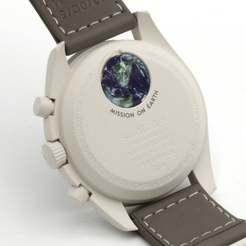 Swatch x Omega 地球任務沙漠 SO33T103 生物陶瓷石英錶-4