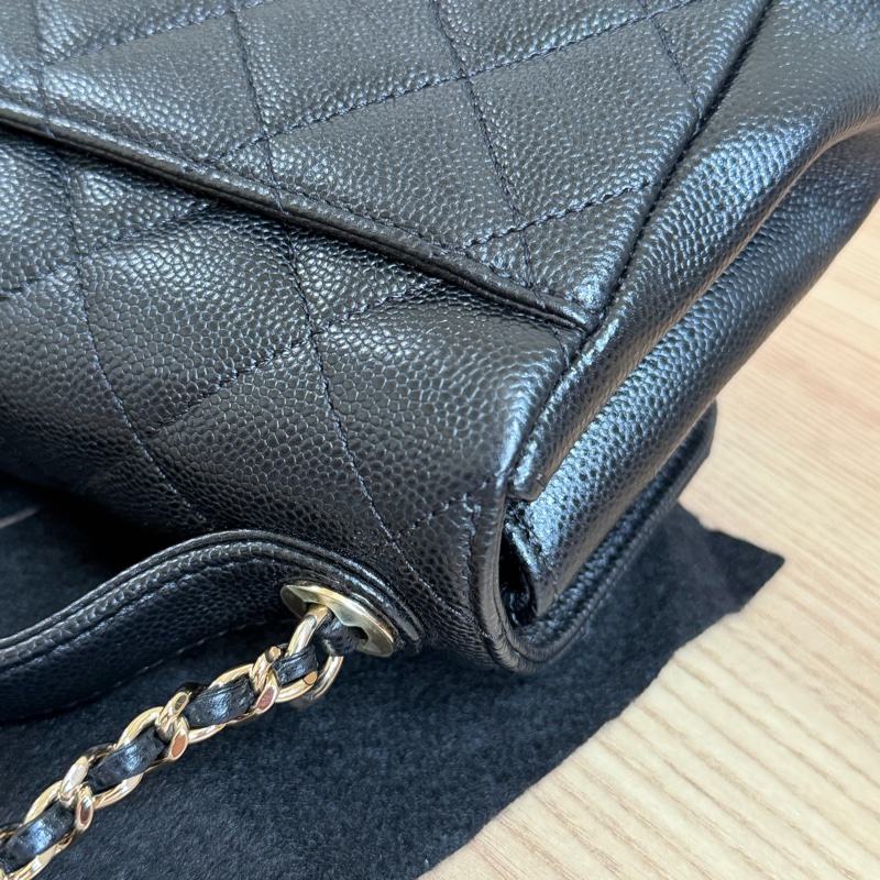 全新品 割愛出售affinity  bag 郵差包 黑色晶片款-14