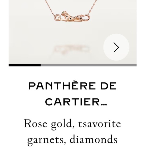 Cartier Panthère de Cartier Pendant – 18K Rose Gold, Diamonds & Tsavorite Garnet