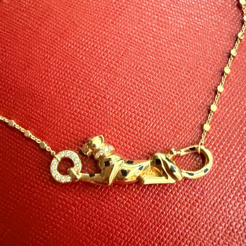 Cartier Panthère de Cartier Pendant – 18K Rose Gold, Diamonds & Tsavorite Garnet-5