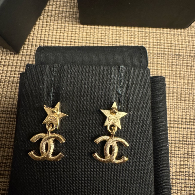 CHANEL 星星CC 耳環 耳釘-3