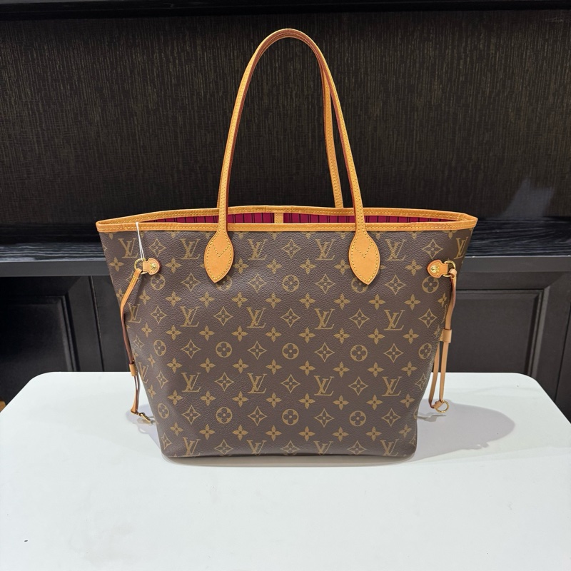 LV路易威登neverfull中號32cm97新 紅色內裡-1
