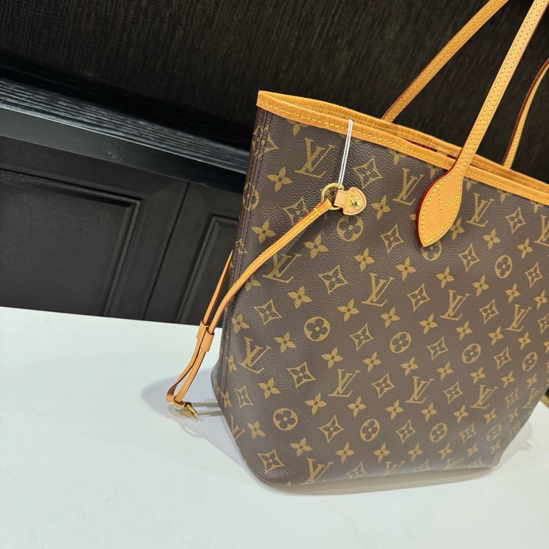 LV路易威登neverfull中號32cm97新 紅色內裡-2