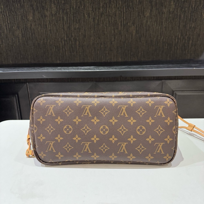 LV路易威登neverfull中號32cm97新 紅色內裡-4