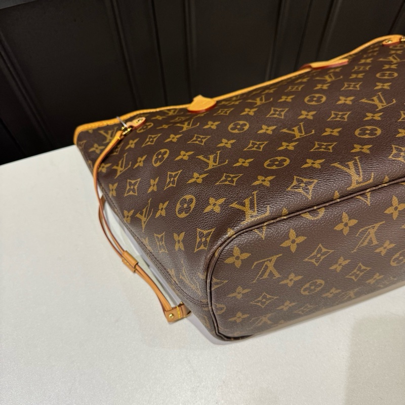 LV路易威登neverfull中號32cm97新 紅色內裡-5